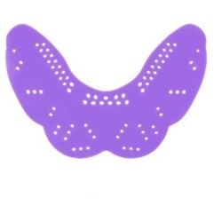 Protector bucal plano ajustable Morado