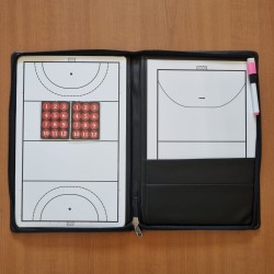 Pizarra entrenador cuero SNS hockey cesped