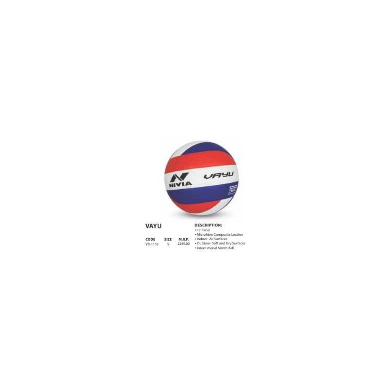 Balón de Vóleibol Oficial Nivia Vayu N° 5